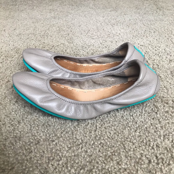 Tieks By Gavrieli, Leather Flats, Taupe Sz 6 - Picture 4 of 12